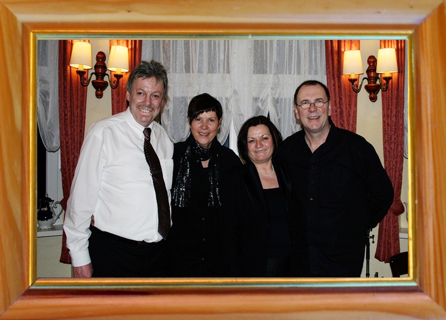 Hartmut, Gaby, Heidi & Ingo in Zeuthen "Wirtshaus am See"