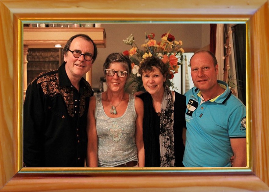 Ingo Koster, Thea Tebus, Gaby Rückert & Torsten Tebus im Sommer 2016, Foto © Reno Engel