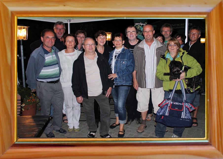 Freundeskreis in Thiessow auf Rügen im Sommer 2011