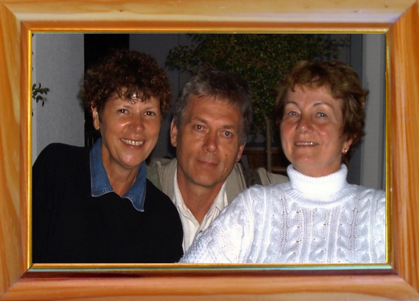 Gaby, Klaus & Reni in Baabe auf Rügen im Sommer 2003, Foto © Talisman Music